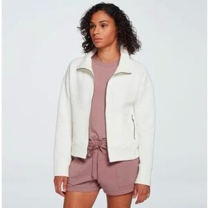 Calista by Carrie Underwood Bubble Cloud Full Zip Jacket Small